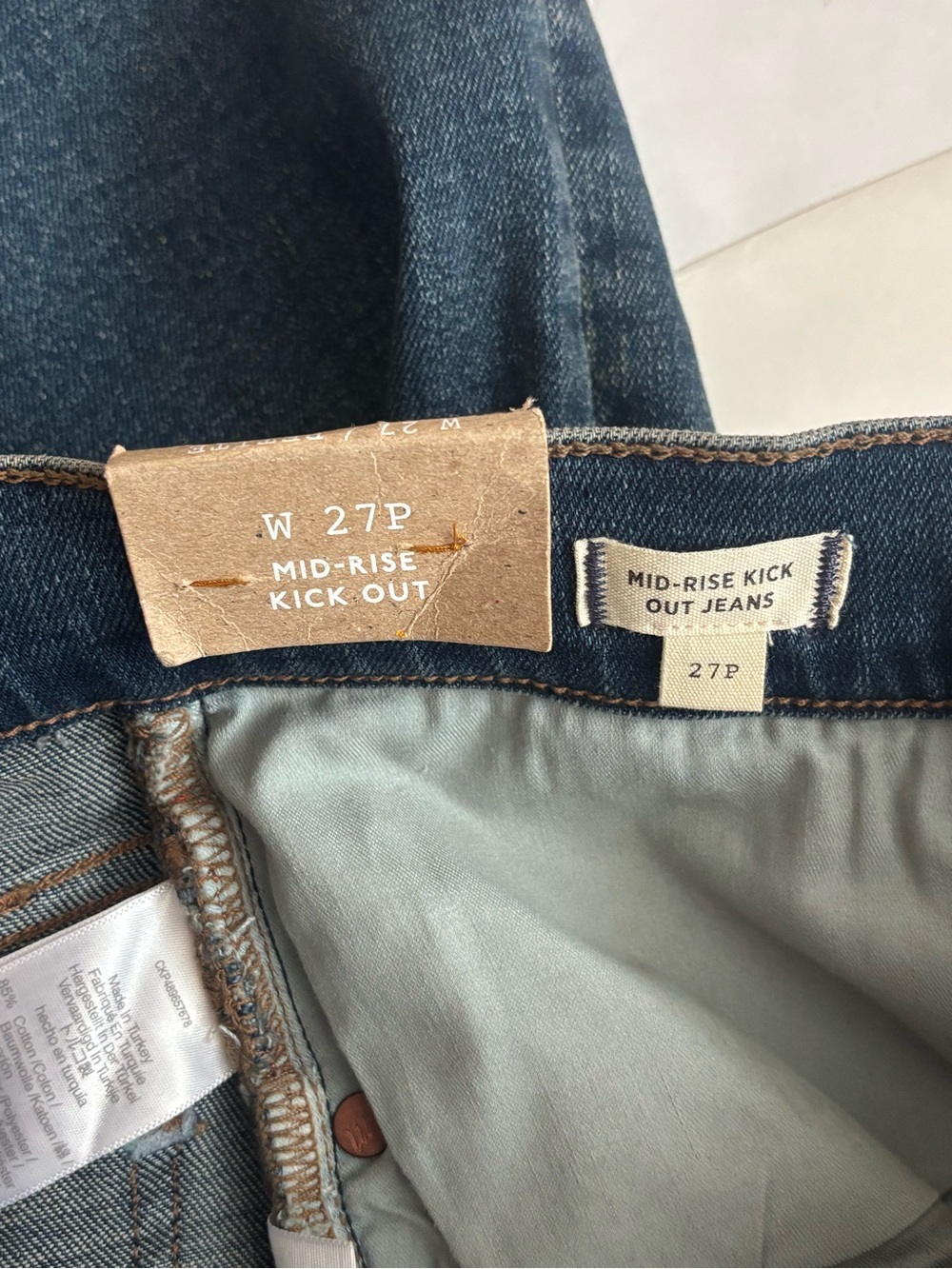Madewell Mid Rise Kick Rise 27P Flared Jeans - Picture 6 of 7